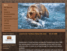 Tablet Screenshot of humberstonstravel.com